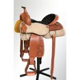 thumbnail image 4 of 16 In Western Horse Ranch Roping Cowboy Saddle Genuine Leather Tack Set Tan Comfytack, 4 of 8