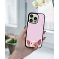 thumbnail image 5 of WIRESTER Shockproof Soft Rubber Cover Case for Apple iPhone 16 Pro 6.3" 2024, Baby Pig On Thistle Background, 5 of 5