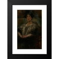 thumbnail image 2 of Olga Boznanska 13x18 Black Modern Framed Museum Art Print Titled - Portrait of Julia Ginzberg (1914), 2 of 5