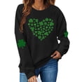 thumbnail image 2 of hotojiny St. Patrick's Day Sweatshirts for Women Fashion Long Sleeve Crewneck Cute Pullover Tops Lounge Loose Soft Shirts, 2 of 5