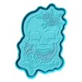 thumbnail image 1 of Skull Tray Epoxy Resin Mold Serving Plate Board Coaster Casting Silicone Mould Diy Crafts Jewelry Home Decorations Tool, 1 of 5