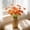 Orange, variant on Gecau Artificial Flowers Daisy Chamomile 10PCS Realistic Silk Bouquet Flexible Stems Multicolor Plastic Decor for Living Room Vase Table Wedding Photography Home Arrangement Event DIY Craft