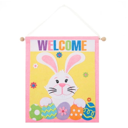 Way To Celebrate Easter Bunny "Welcome" Banner