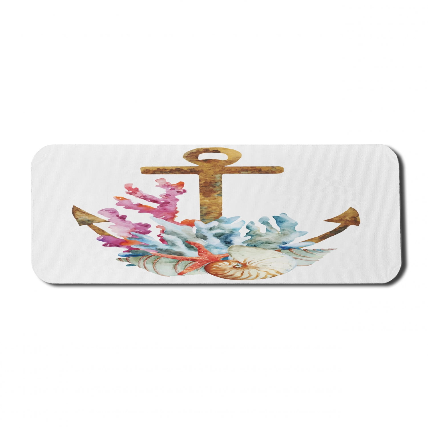 Anchor Computer Mouse Pad, Corals Seaweed Nature Deep Sea Underwater ...