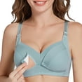thumbnail image 1 of Pure Cotton Close Knit Anti Sagging Large Sized Front Opening Bra, 1 of 6