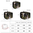 thumbnail image 4 of Toaster Cover 4 Slice, Black Christmas Dustproof Bakeware Oven Protector with Top Hook, Snowman Xmas Tree Snowflake Gifts Elk Waterproof Small Kitchen Appliance Toasters Dust Cover, 12"x11"x8", 4 of 7