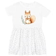 thumbnail image 3 of Inktastic Brown Squirrel Girls Toddler Dress, 3 of 5