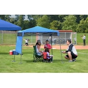 Quik Shade Go Hybrid 7 x 7 Foot Compact Slant Leg Outdoor Pop Up Canopy, Blue