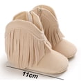 thumbnail image 2 of Zapatos de bebé, botas cálidas con borlas para bebé, zapatos cálidos de algodón para invierno, 2 of 5