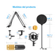 thumbnail image 2 of Microfono Condensador y Brazo Flexible para Grabacion, 2 of 6