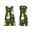 thumbnail image 7 of Fuzoiu Mallard Ducks Wild Birds Print Women's Sleeveless Dress,Summer Dresses for Women,Casual Sundresses,Beach Sleeveless T-shirt Swing Dress with Pockets, 7 of 7