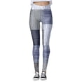thumbnail image 4 of WILLBEST Leggings de Yoga Estampados Para Mujer, de Cintura Alta, Para Entrenamiento, Correr, Deportes, Cómodos, Elásticos, Con Control de Fitness Mediana, 4 of 4