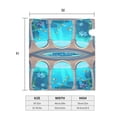 thumbnail image 4 of Bingfone Underwater Aquarium Arches Magnetic Mailbox Cover Standard Size for Garden Yard Outdoor Decorations-21x18 in, 4 of 7