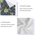 thumbnail image 3 of Coolnut 3 PCS Towel Cute Cartoon Sports Patterns Cotton Bath Towel Set (1 Bath Towel, 1 Hand Towel, 1 Washcloth) for Bathroom, Super Soft and Quick Dry Towels, 3 of 6