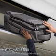 thumbnail image 2 of Aisboks Travel Backpack for Adult,17.3''Laptop Backpack with USB Charging Port,Airline Approved Personal Item Bag,Wear and Water Resistance Business Backpack,Dark Gray，Gift for Father's day, 2 of 8