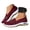 Red, variant on Orthopedic Walking Shoes for Women Orthowalkway Breathable Walking Slip on Sneakers Fashion Arch Support Casual Loafers Size 6-9