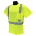 thumbnail image 2 of Radians ST11-2PGS-M Industrial Safety Shirt Hi-Vis Green Pocket 2XL CL 2 T-Shirt, 2 of 4