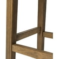 thumbnail image 4 of Maven Lane Adrien Backless Saddle Kitchen Stool, Natural Wood, Set of 4, 4 of 9