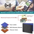 thumbnail image 7 of LOUEBICA Wallet for Men Leather RFID Blocking Bifold Stylish Wallet Minimalist Front Pocket Large Capacity, 7 of 7