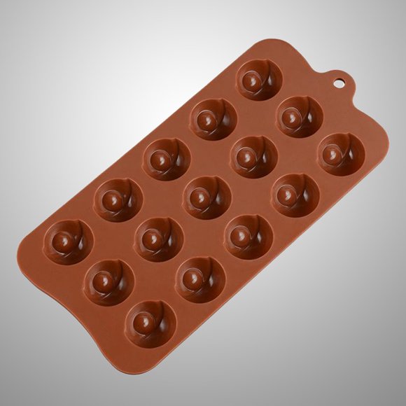 Raindrops Nonstick Silicone Mold Coffee Baking Pan for Cake Chocolate Candy and Jelly Making