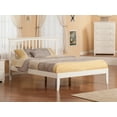 thumbnail image 3 of Mission Queen Platform Bed with Open Foot Board in White, 3 of 4