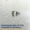 thumbnail image 6 of Uxcell 304 Stainless Steel Expansion Bolts, External Hex Expansion Screw Bolt for Concrete Construction M8 x 80mm 5 Pcs, 6 of 7