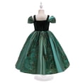 thumbnail image 5 of Vestido con hombros descubiertos, vestido para niñas, vestido para niñas, vestido con encaje y lazo, 5 of 5