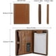 thumbnail image 2 of Leather Folder Business Conference A4 Portfolio Folder Padfolio Noted Case For Work School, 2 of 5