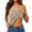 Khaki, variant on IUYRTFE Women Summer Sleeveless Tank Top Round Neck Casual Loose Fit Blouse for Daily Wear