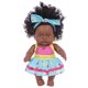 thumbnail image 2 of XWSHYW Juguetes para Niños Muñecas Negras de 8 Pulgadas con Ropa A, Bebé Africano Realista Lavable Niños Niñas, 2 of 6