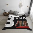 thumbnail image 6 of KLL Books1 Print Fleece Throw Blanket, Horizontal Fleece Bedding Cute Soft Blankets Comfy Fleece Flannel Plush Home Decor for Couch & Bed -60"x50", 6 of 9