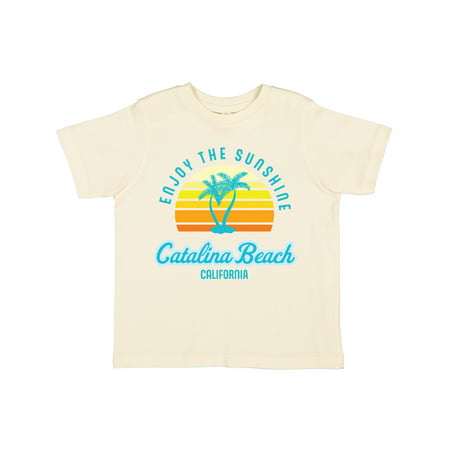 

Inktastic Summer Enjoy the Sunshine Catalina Beach California in Blue Gift Toddler Boy or Toddler Girl T-Shirt