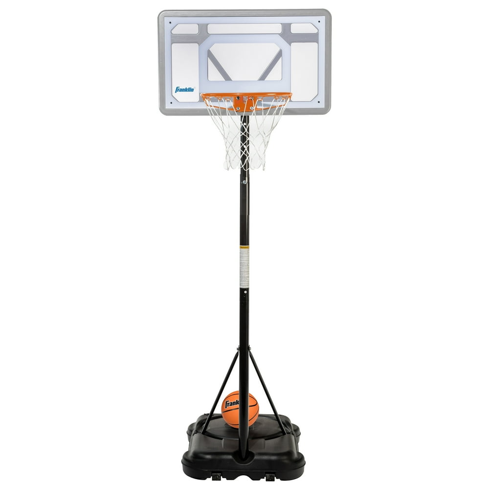 Franklin Sports 30" Adjustable, Portable Driveway Youth Basketball Hoop