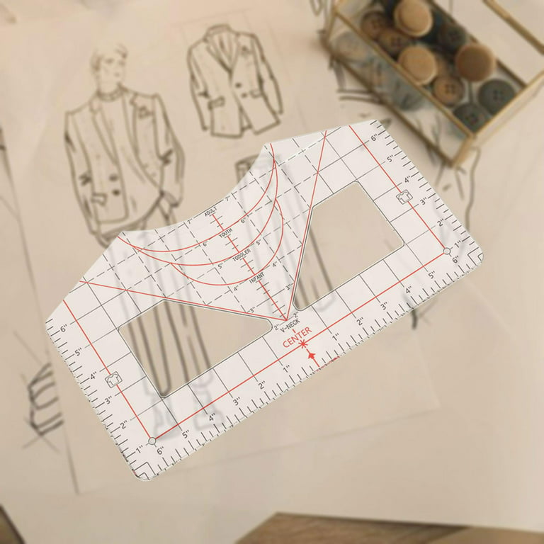 T-Shirt Alignment Ruler, T-Shirt Alignment Tool, Making Fashion Center –  AOOKMIYA
