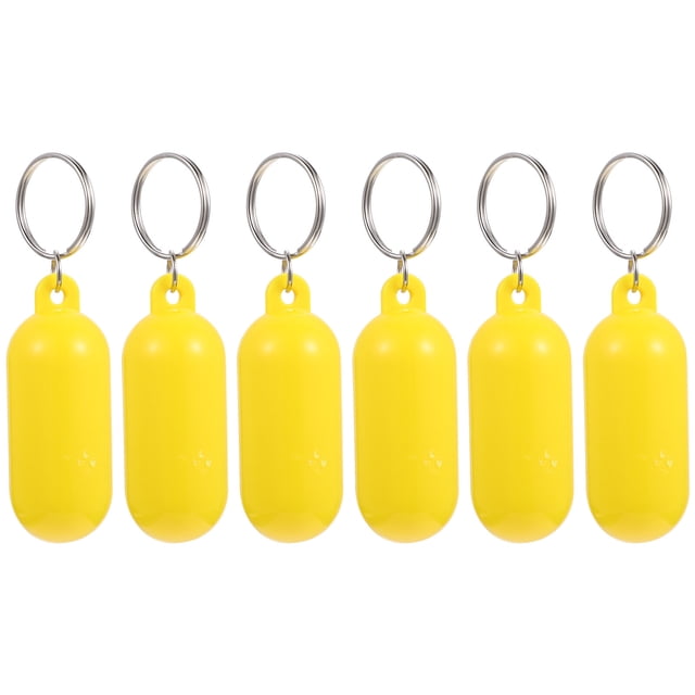 6 llaveros flotantes colgantes para bolsos, mochilas, llaveros decorativos.