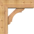 thumbnail image 3 of Ekena Millwork 7 1/2"W x 24"D x 24"H Olympic Block Smooth Bracket w/ Offset Brace, Western Red Cedar, 3 of 25