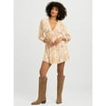 thumbnail image 2 of Jessica Simpson Women's Luella Smocked V-Neck Mini Dress, Sizes XS-XL, 2 of 6