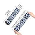 thumbnail image 2 of Goofa black Skull white Pattern Non Slip Socks with Grips for Elderly, Crew Socks Yoga Hospital Socks Cushioned Sole Gripper Socks for Men Women, 2 of 5