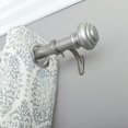 thumbnail image 2 of Decopolitan 1-Inch Urn Single Window Treatment Rod Set, 72 to 144-Inch, Antique Silver, 2 of 6