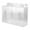 3 Grids, variant on Fiocias Acrylic Disposable Glove Dispenser Wall Mount or Tabletop Glove Rack,Transparent 1 Grid