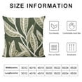 thumbnail image 5 of COMIO Boho Green Leaf Tufted Pillow Covers Modern Minimalist Monstrea Abstract Pillowcase Rustic Plant Embroidery Upholstery Cushion Case for Bed Couch Sofa Indoor, 5 of 5