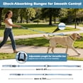 thumbnail image 4 of Heavy Duty Dog Leash, 4-7FT Shock Absorbing Bungee with 2 Padded Handles, Metal Carabiner & Seatbelt for Large Dogs, 4 of 7