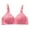 Pink Bra for Women, variant on AINIYS Plus Size Soft Cup Bra Lift and Support Push-Up Bra Secure Fit Bra for Women Floral Lace Cleavage Bra Bralette Wireless Breathable Everyday Bras Watermelon Red XXXL