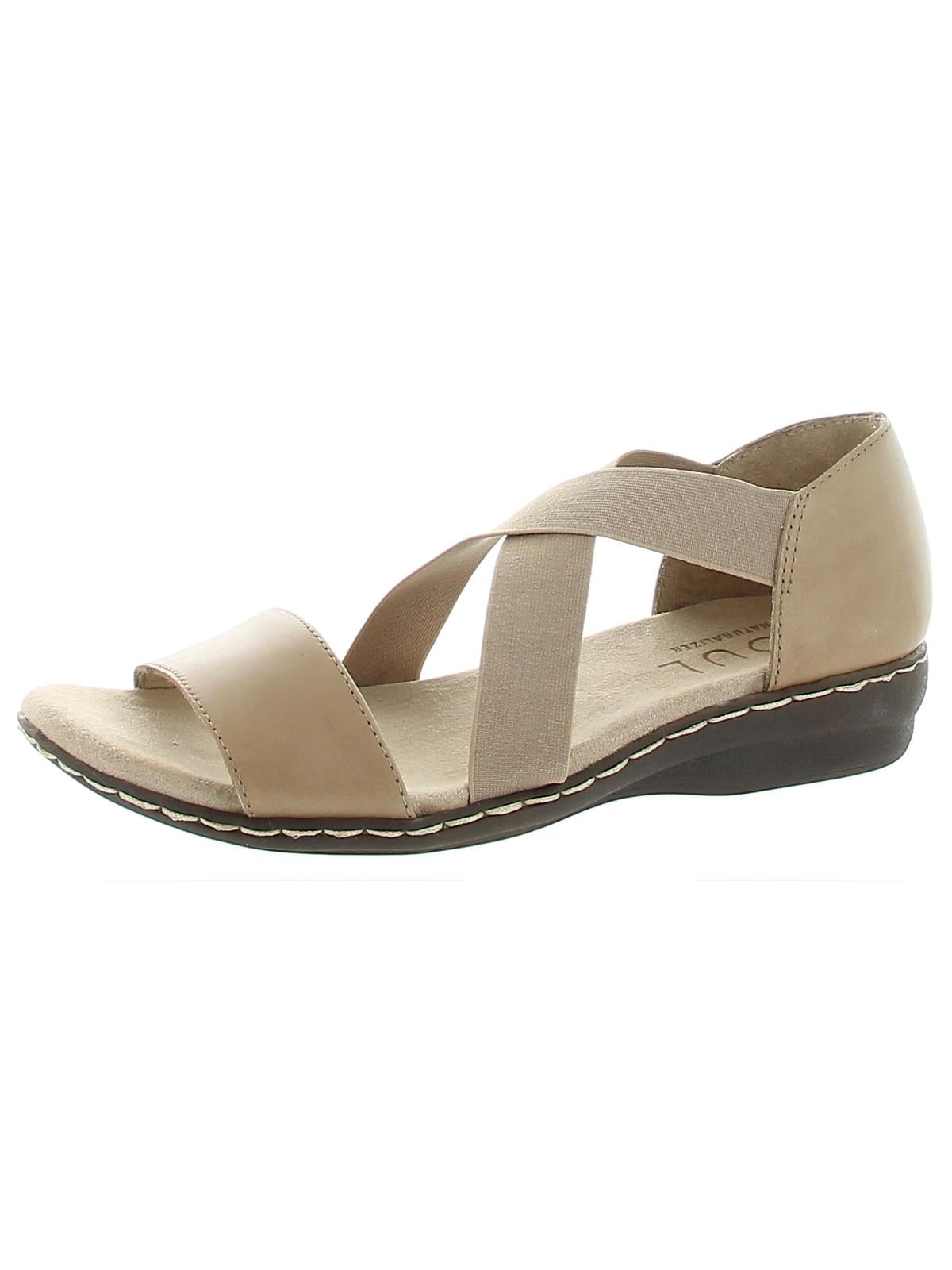 SOUL Naturalizer Womens Blume Leather Strappy Sandals Beige 8