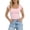 e-19Pink95, variant on FUYUDY Women Tshirts Summer Lace Collar Short Sleeve T-Shirt Cropped Slim Fit Stretchy Basic Tops For Casual Wear Boho Female Solid Color Dailywear