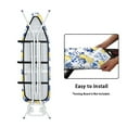 thumbnail image 4 of Kuiaobaty Ironing Board Cover with Hook and Loop Fastener Strap Lemon Leaf Pattern Green Ironing Table Cover Scorch Resistant and Stain Resistant Home & Kitchen Accessories, 4 of 5