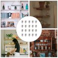thumbnail image 2 of YSNOOWE 100 Pcs Durable Furniture Connection Kit Furniture Connector Plastic White for Cabinets, 2 of 4