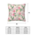 4 Pack Throw Pillow Covers Tropical pitaya Breathable Pillow Cases