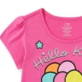 thumbnail image 2 of Hello Kitty Sanrio Birthday Short Sleeve T-Shirt (Girls), Sizes 2T-12, 2 of 4