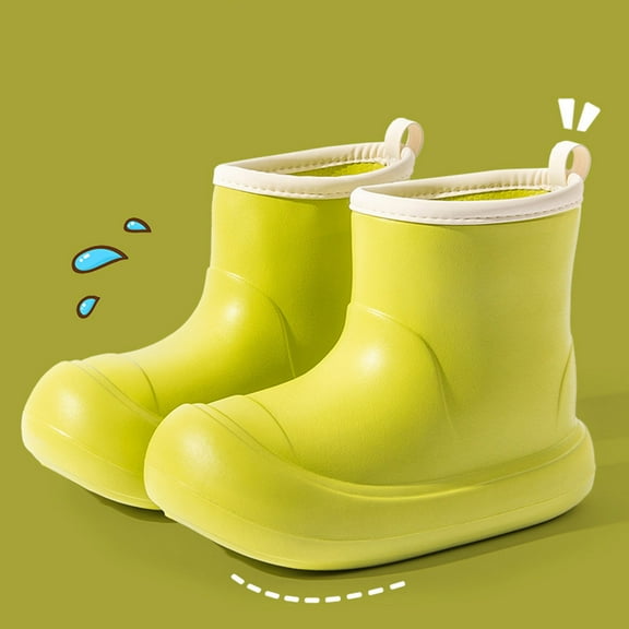 Xucatan Women Fashion Waterproof Rain Shoes Ankle Rain Boots for Women, Fashion Short Tube Waterproof Outdoor Shoes, Comfortable Slip-On Rain Footwear for Rainy Days & Seasons Gift